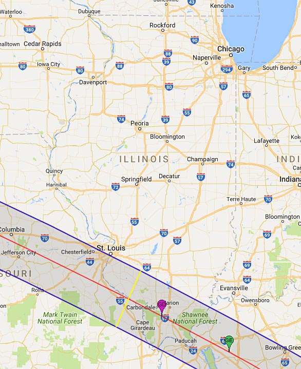 2017 Total Solar Eclipse in Illinois