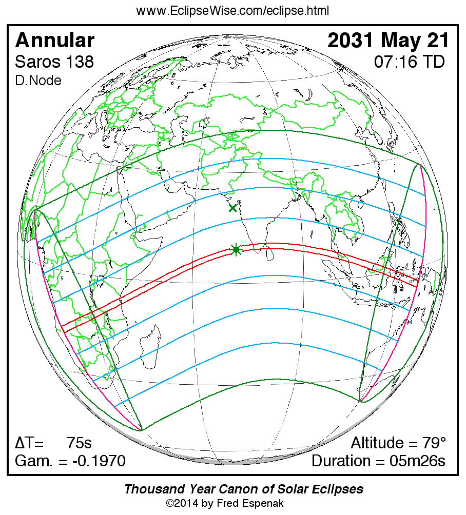 eclipse map