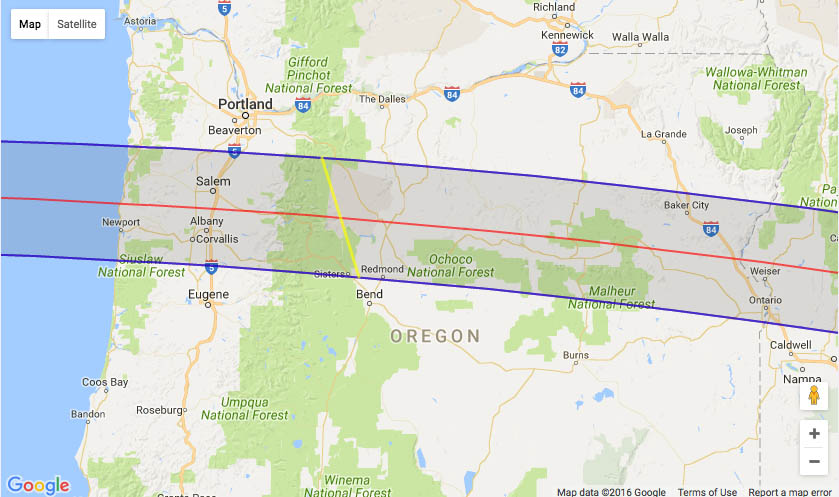 Google Maps Oregon
