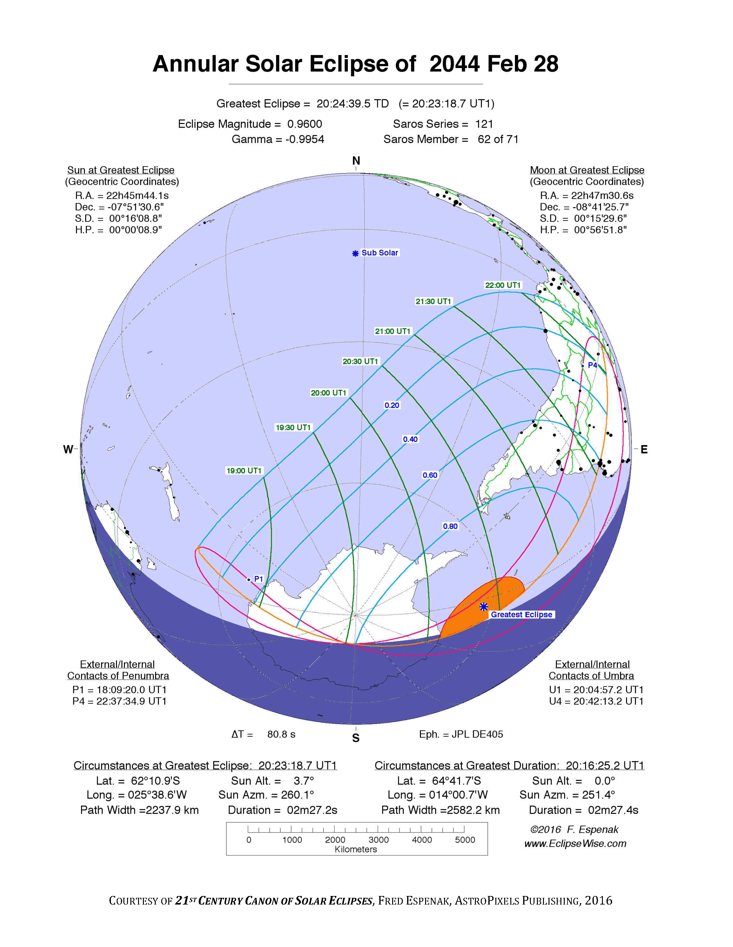 Solar Eclipse 2044 Path Of Totality Map - Image to u